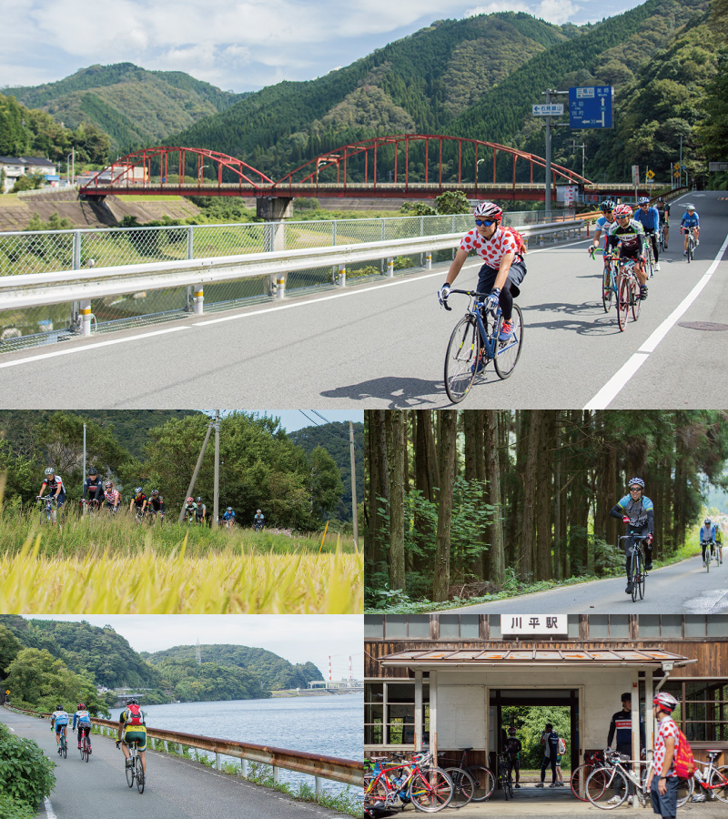 イメージ：三江線トレイン＆サイクリング